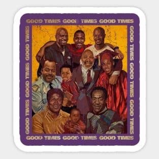 GOOD TIMES TV SHOWS VINTAGE Sticker